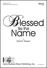 Blessed Be the Name SSAA choral sheet music cover